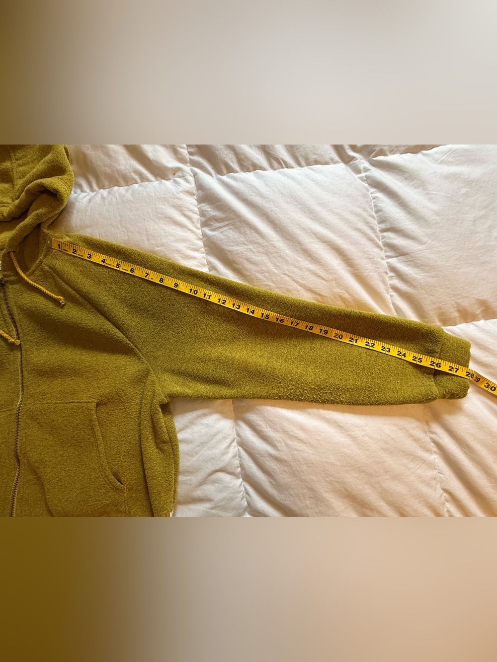 Toad&Co Whitney Terry Zip Hoodie | Mustard | Large - Picture 6 of 8